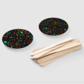 幾何学的な形状 ハンドファン (組立なし)