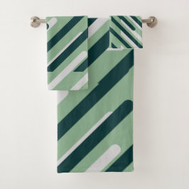 幾何学的な形状 バスタオルセット