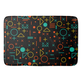 幾何学的な形状 バスマット