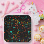 幾何学的な形状 ペーパープレート (パーティー)