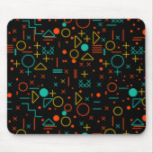 幾何学的な形状 マウスパッド (正面)