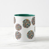 幾何学的な形状 マグカップ (中央)