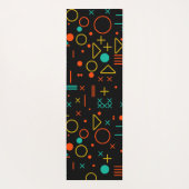 幾何学的な形状 ヨガマット (裏面)