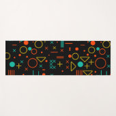 幾何学的な形状 ヨガマット (正面(横))