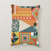 幾何学的な形状、平坦なシンプル背景。 アクセントクッション (裏面(縦))