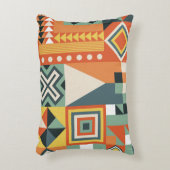 幾何学的な形状、平坦なシンプル背景。 アクセントクッション (正面(垂直))