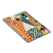 幾何学的な形状、平坦なシンプル背景。 ノートブック (右側)