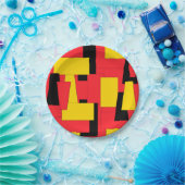 幾何学的な快楽 ペーパープレート (パーティー)