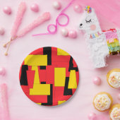 幾何学的な快楽 ペーパープレート (パーティー)