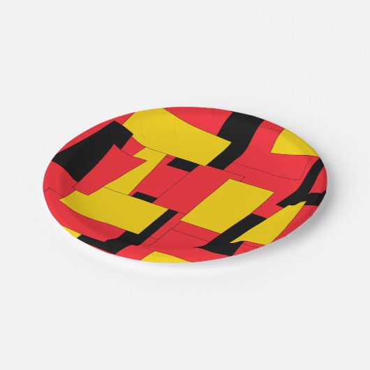 幾何学的な快楽 ペーパープレート (アングル)