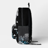 幾何学的な想像力 プリントバックパック (右)