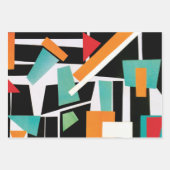 幾何学的な折り返し紙シート ラッピングペーパーシート (正面2)