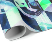 幾何学的な折り返し紙 ラッピングペーパー (ロールコーナー)