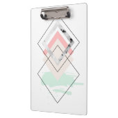 幾何学的な抽象デザイン クリップボード (左)