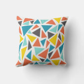 幾何学的な抽象パターン クッション (裏面)