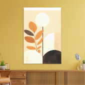 幾何学的な抽象化離れ:アートの概念 キャンバスプリント (インサイチュ (リビング))