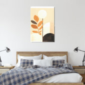 幾何学的な抽象化離れ:アートの概念 キャンバスプリント (インサイチュ (寝室))