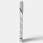 幾何学的な抽象的なモノグラム ブラック&ホワイト Case-Mate iPhoneケース (裏面 / 右)