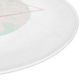 幾何学的な抽象美術のデザイン カッティングボード (角)