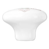 幾何学的な抽象美術のデザイン セラミックノブ (側面)