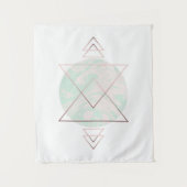 幾何学的な抽象美術のデザイン タペストリー (正面)