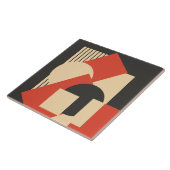 幾何学的な抽象美術のdecoのマッシュ タイル (側面)