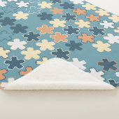 幾何学的な抽象芸術のシームレスなパターン シェルパブランケット (3/4)