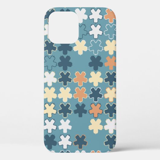 幾何学的な抽象芸術のシームレスなパターン Case-Mate iPhoneケース (裏面)
