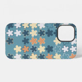 幾何学的な抽象芸術のシームレスなパターン iPhoneケース (裏面横)