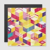 幾何学的な抽象芸術シームレスなヴィンテージデザイン。 (正面/裏面)