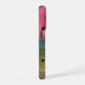 幾何学的な抽象音楽をテーマにしたアート iPhoneケース (右側面)