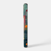 幾何学的な抽象音楽をテーマにしたアート iPhoneケース (左側面)