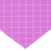 幾何学的な明るいライラックのアールデコ テーブルクロス (アングル)