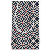 幾何学的な星パターン スモールペーパーバッグ (正面)