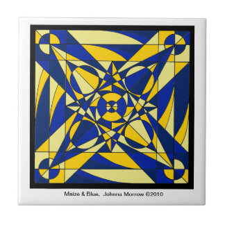 幾何学的な曼荼羅のタイル タイル