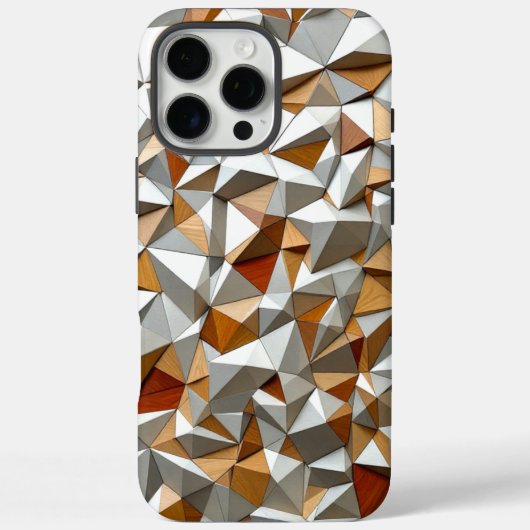 幾何学的な木の風景 Case-Mate iPhoneケース (裏面)