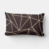 幾何学的な森林動物| Geometriの装飾用クッション ランバークッション (裏面)