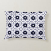 幾何学的な模様の装飾枕 アクセントクッション (裏面)