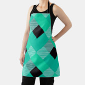 幾何学的な正方形の抽象化10 エプロン (インサイチュ)