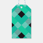 幾何学的な正方形の抽象化10 ギフトタグ (裏面)