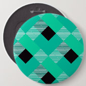 幾何学的な正方形の抽象化10 缶バッジ (正面&裏面)