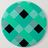 幾何学的な正方形の抽象化10 缶バッジ (正面)