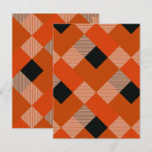 幾何学的な正方形の抽象化12 ポストカード (正面/裏面)