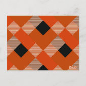 幾何学的な正方形の抽象化12 ポストカード (裏面)
