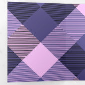 幾何学的な正方形の抽象化14 三つ折りクリスマスカード (内部最初)