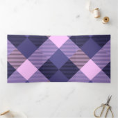 幾何学的な正方形の抽象化14 三つ折りクリスマスカード (内部)