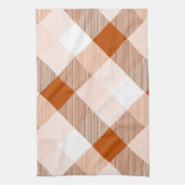 幾何学的な正方形の抽象化16 キッチンタオル (縦)