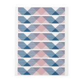 幾何学的な正方形の抽象化1 ラップアラウンドラベル (シート)