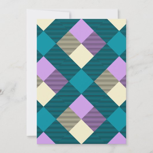 幾何学的な正方形の抽象化20 カード (正面)