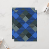 幾何学的な正方形の抽象化21 カード (正面/裏面インサイチュ)